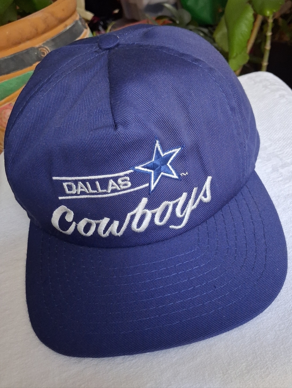 Vintage 1991 Dallas Cowboys Navy Officially Licensed NFL Men's Cap/ Hat ANNCO
